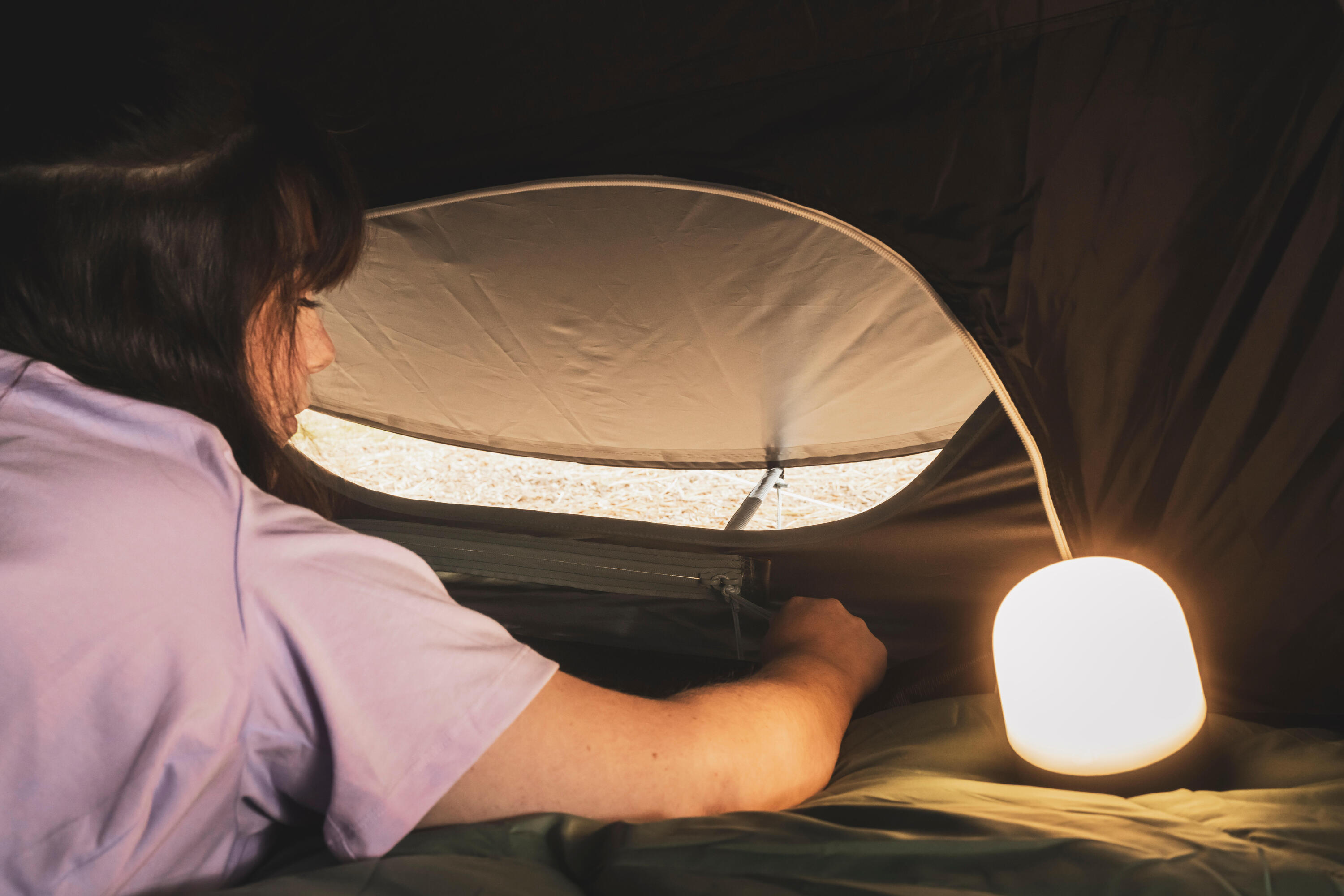 Rechargeable camping lantern