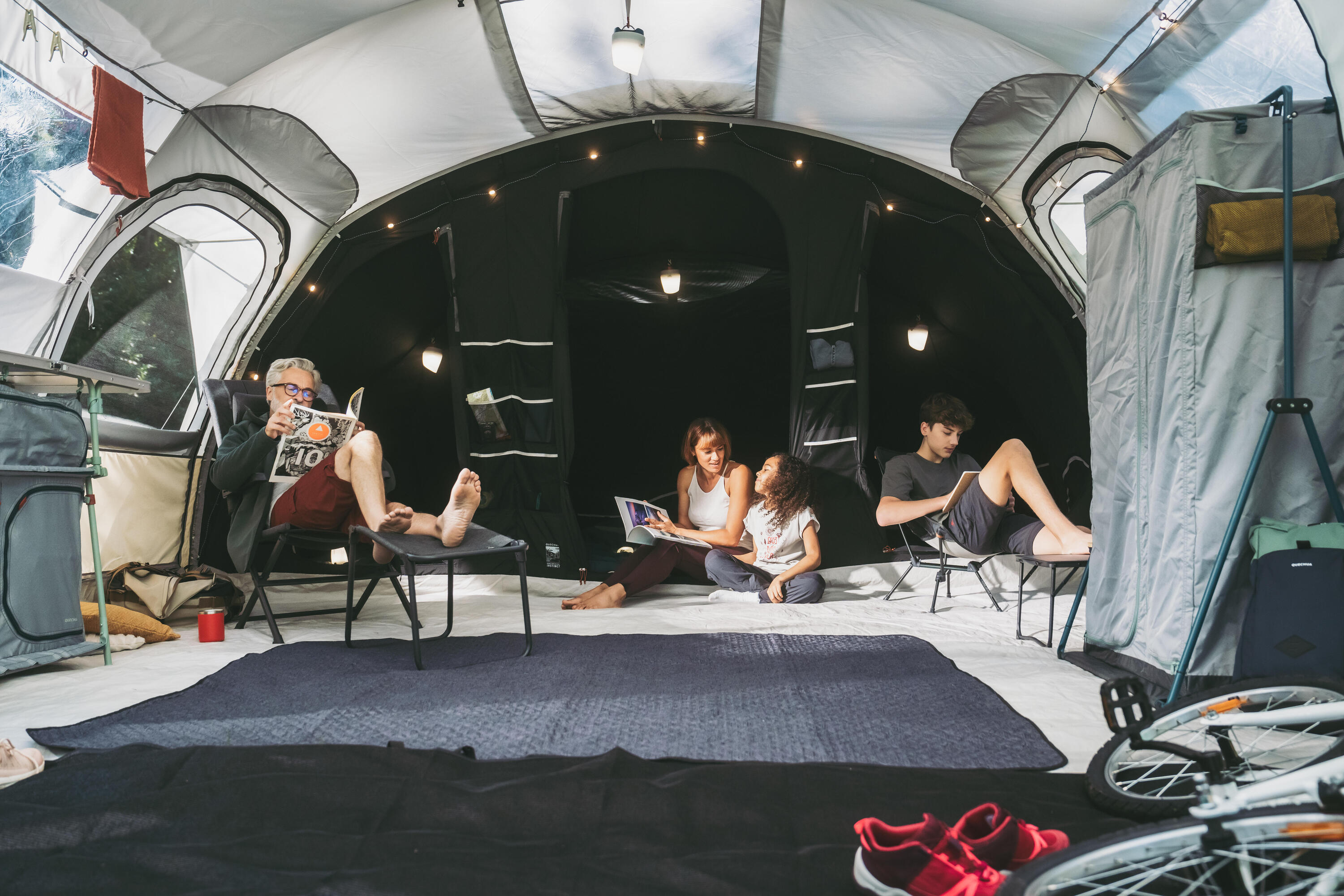 Family tent for camping
