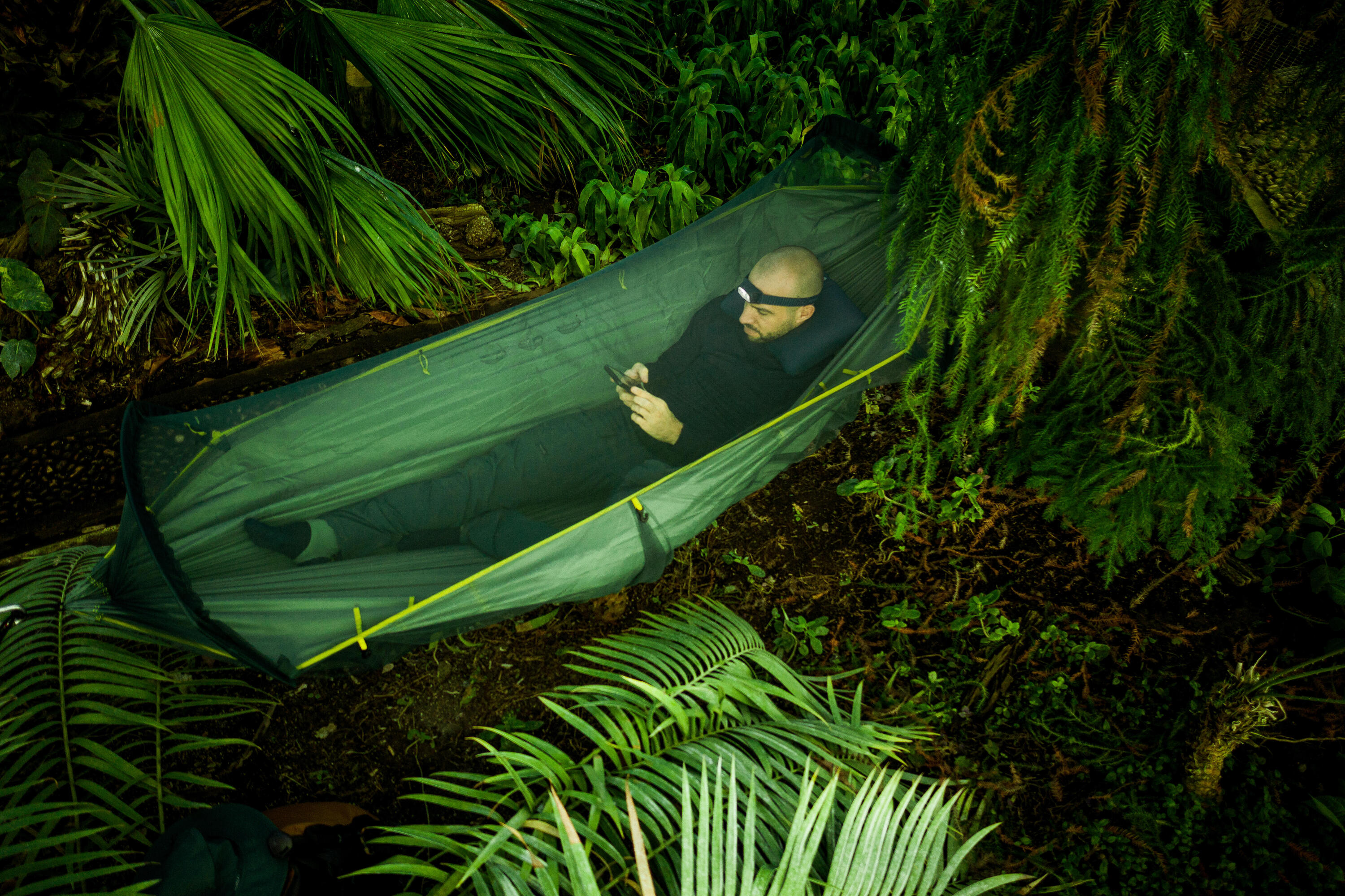 Hammock for camp relaxation