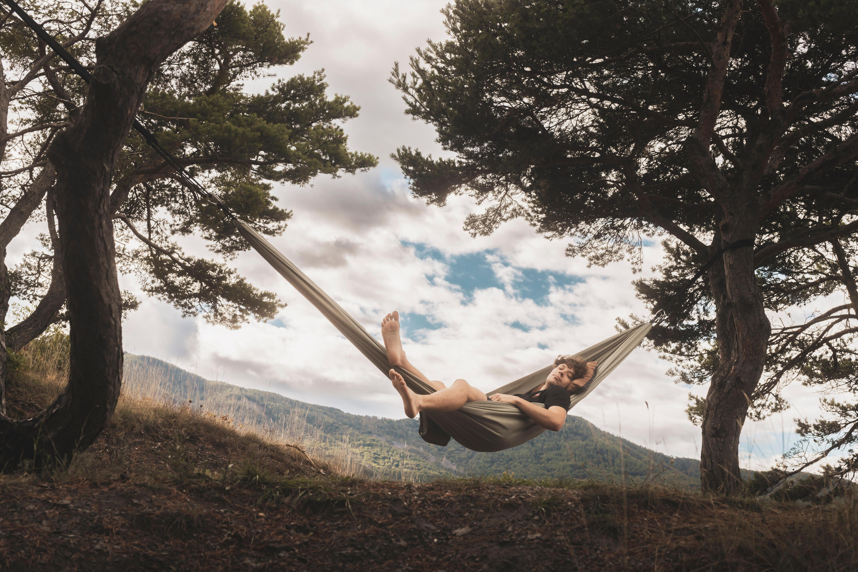 Hammock for outdoor relaxation