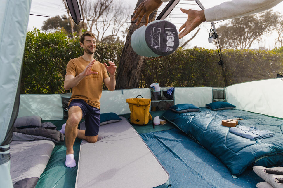Double sleeping bag for two people