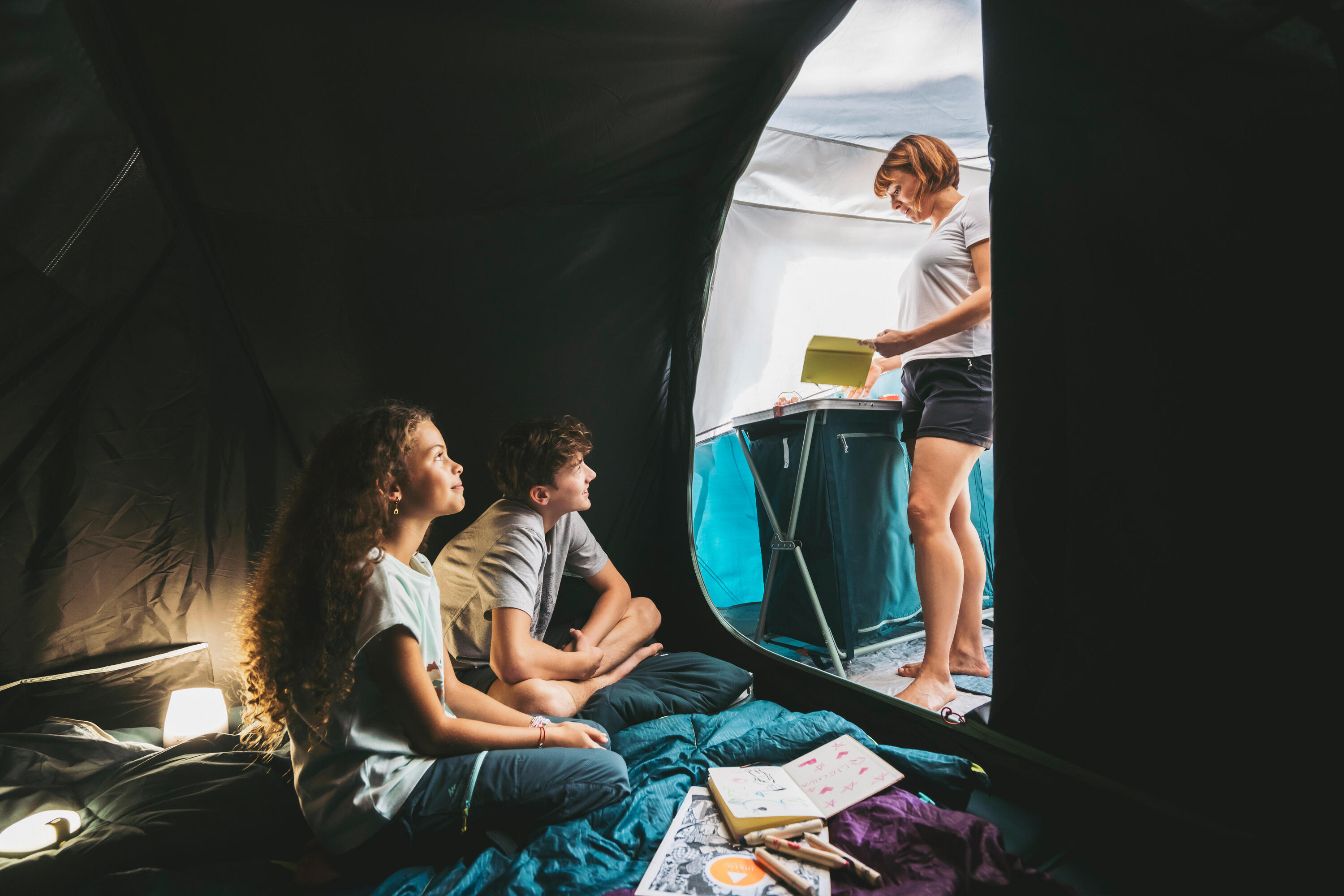 Kids sleeping bag for camping