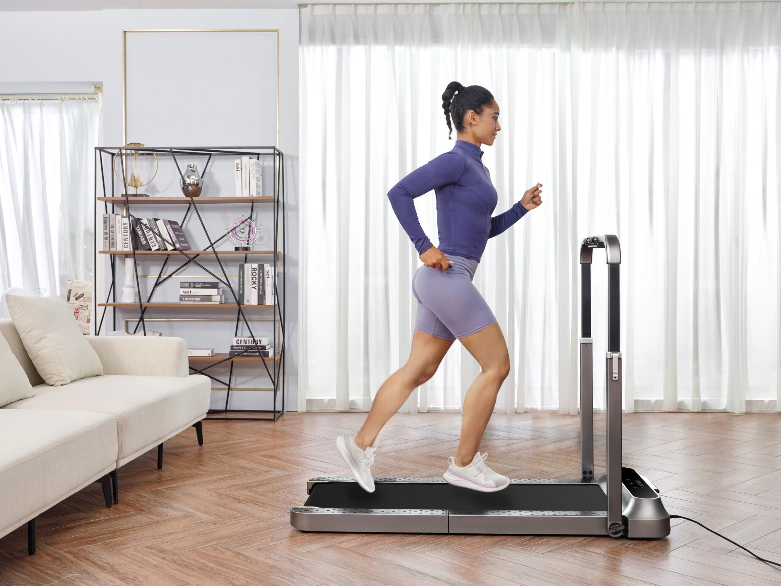 Electric walking pad for home walking sessions
