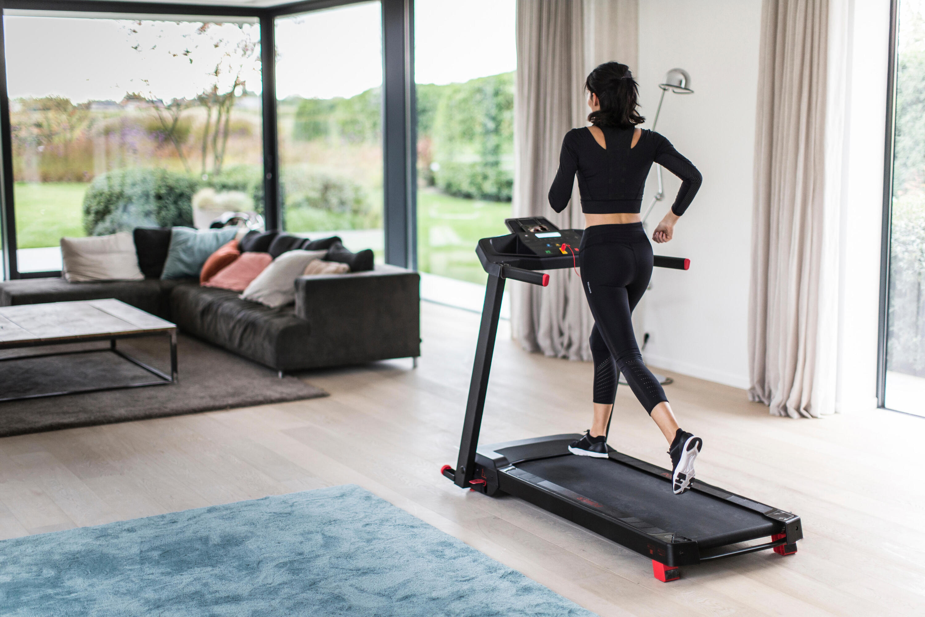 Treadmill for cardio workouts