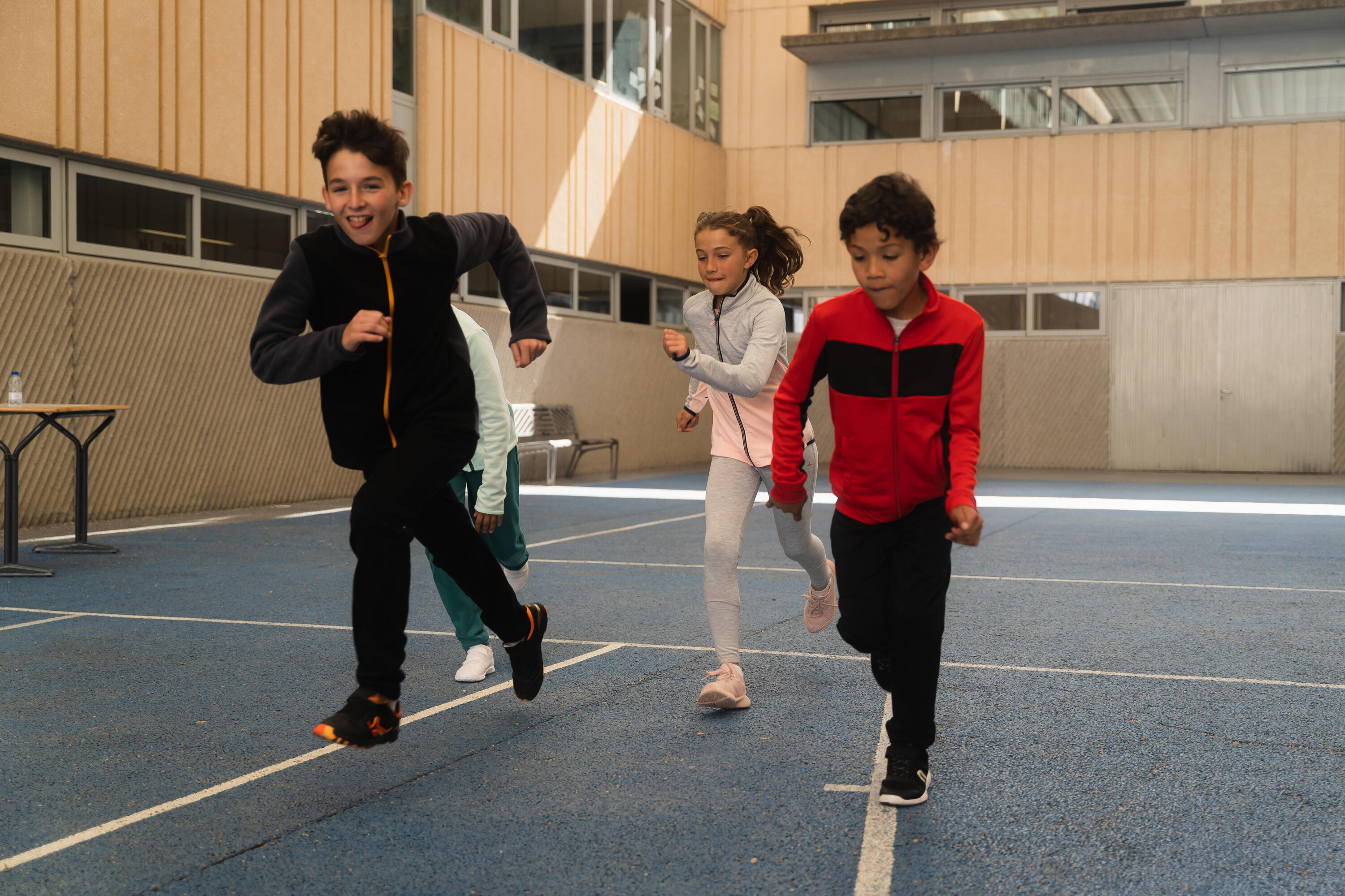 Tracksuit worn for casual training